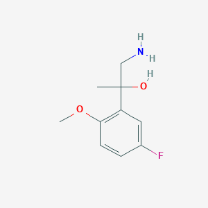 1-Amino-2-(5-fluoro-2-methoxyphenyl)propan-2-ol