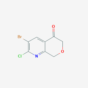 3-Bromo-2-chloro-6H-pyrano[3,4-b]pyridin-5(8H)-one