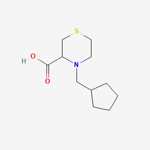 4-(Cyclopentylmethyl)thiomorpholine-3-carboxylic acid