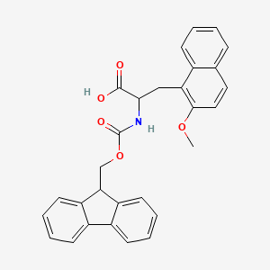 2-((((9H-Fluoren-9-yl)methoxy)carbonyl)amino)-3-(2-methoxynaphthalen-1-yl)propanoic acid