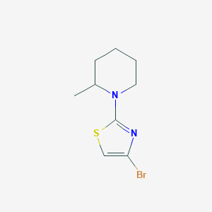 4-Bromo-2-(2-methylpiperidino)thiazole