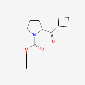 Tert-butyl 2-(cyclobutanecarbonyl)pyrrolidine-1-carboxylate