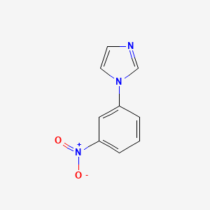 molecular formula C9H7N3O2 B1298887 1-(3-硝基苯基)-1H-咪唑 CAS No. 23309-09-3