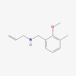 molecular formula C12H17NO B12988902 N-(2-Methoxy-3-methylbenzyl)prop-2-en-1-amine 