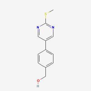 (4-(2-(Methylthio)pyrimidin-5-yl)phenyl)methanol