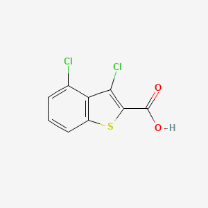 molecular formula C9H4Cl2O2S B1298899 3,4-二氯-1-苯并噻吩-2-羧酸 CAS No. 34576-95-9