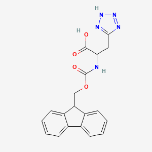 2-((((9H-Fluoren-9-yl)methoxy)carbonyl)amino)-3-(1H-tetrazol-5-yl)propanoic acid