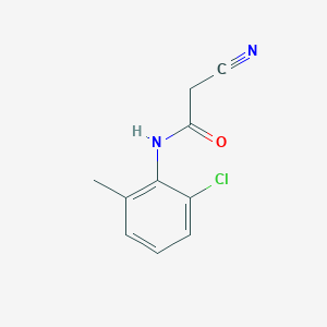 molecular formula C10H9ClN2O B129890 N-(2-chloro-6-methylphenyl)-2-cyanoacetamide CAS No. 87165-28-4