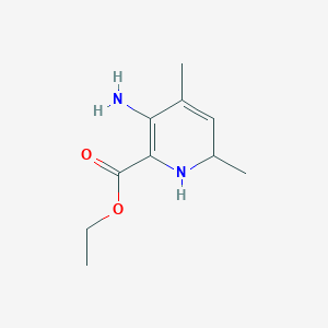 molecular formula C10H16N2O2 B12989004 Ethyl 3-amino-4,6-dimethyl-1,6-dihydropyridine-2-carboxylate 