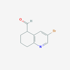 3-Bromo-5,6,7,8-tetrahydroquinoline-5-carbaldehyde