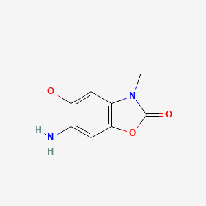 6-Amino-5-methoxy-3-methylbenzo[d]oxazol-2(3H)-one