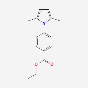 B1298902 ethyl 4-(2,5-dimethyl-1H-pyrrol-1-yl)benzoate CAS No. 5159-70-6