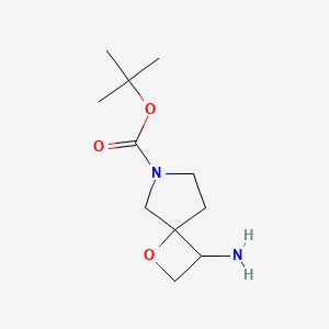 tert-Butyl 3-amino-1-oxa-6-azaspiro[3.4]octane-6-carboxylate