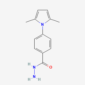 molecular formula C13H15N3O B1298903 4-(2,5-二甲基-1H-吡咯-1-基)苯甲酰肼 CAS No. 26165-67-3