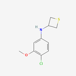 N-(4-Chloro-3-methoxyphenyl)thietan-3-amine