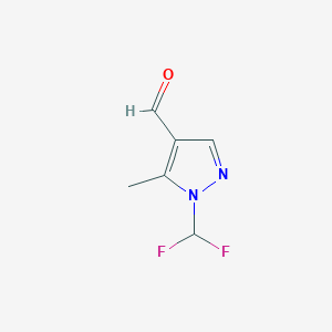 1-(Difluoromethyl)-5-methyl-1H-pyrazole-4-carbaldehyde