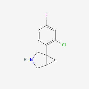 1-(2-Chloro-4-fluorophenyl)-3-azabicyclo[3.1.0]hexane