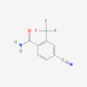 4-Cyano-2-(trifluoromethyl)benzamide