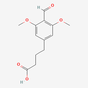 4-(4-Formyl-3,5-dimethoxyphenyl)butanoic acid