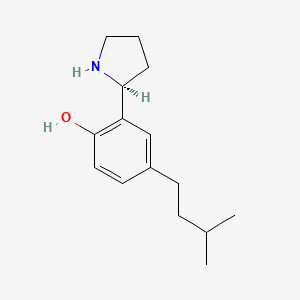 (S)-4-Isopentyl-2-(pyrrolidin-2-yl)phenol