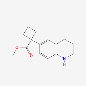 Methyl 1-(1,2,3,4-tetrahydroquinolin-6-yl)cyclobutane-1-carboxylate