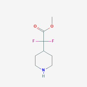 Methyl 2,2-difluoro-2-(piperidin-4-yl)acetate