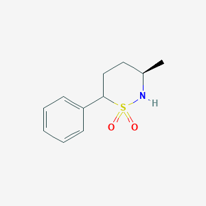 (3R)-3-Methyl-6-phenyl-1,2-thiazinane 1,1-dioxide