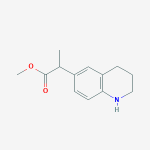 Methyl 2-(1,2,3,4-tetrahydroquinolin-6-yl)propanoate