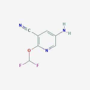 5-Amino-2-(difluoromethoxy)nicotinonitrile