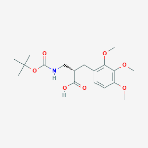 (S)-3-((tert-Butoxycarbonyl)amino)-2-(2,3,4-trimethoxybenzyl)propanoic acid