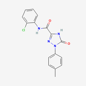 N-(2-Chlorophenyl)-5-oxo-1-(p-tolyl)-2,5-dihydro-1H-1,2,4-triazole-3-carboxamide