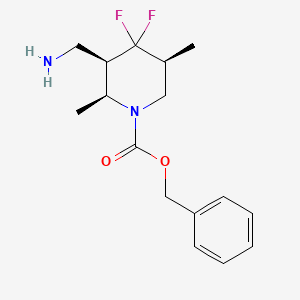 Benzyl (2S,3R,5S)-3-(aminomethyl)-4,4-difluoro-2,5-dimethylpiperidine-1-carboxylate