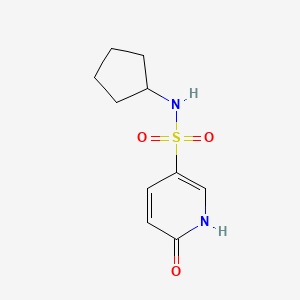 N-Cyclopentyl-6-oxo-1,6-dihydropyridine-3-sulfonamide