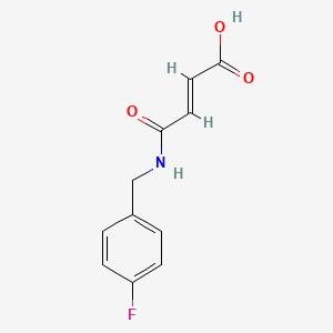 (E)-3-(4-Fluoro-benzylcarbamoyl)-acrylic acid