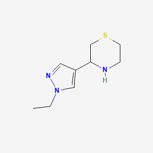 3-(1-Ethyl-1H-pyrazol-4-yl)thiomorpholine