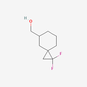 molecular formula C9H14F2O B12989439 (1,1-Difluorospiro[2.5]octan-5-yl)methanol 