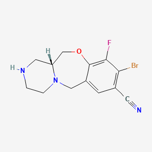 (R)-9-Bromo-10-fluoro-1,2,3,4,12,12a-hexahydro-6H-benzo[f]pyrazino[2,1-c][1,4]oxazepine-8-carbonitrile