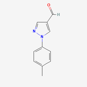 B1298948 1-(4-methylphenyl)-1H-pyrazole-4-carbaldehyde CAS No. 337957-59-2