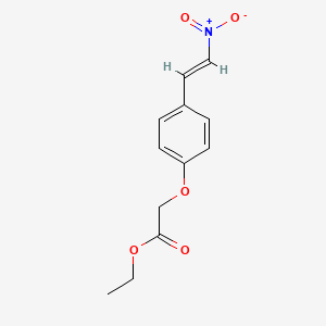 [4-(2-Nitro-vinyl)-phenoxy]-acetic acid ethyl ester