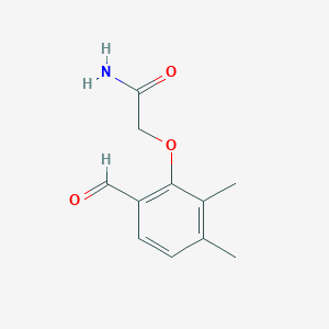 2-(6-Formyl-2,3-dimethylphenoxy)acetamide