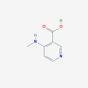 molecular formula C7H8N2O2 B12989552 4-(Methylamino)nicotinic acid CAS No. 1075-09-8