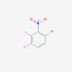 3-Bromo-6-iodo-2-nitrotoluene