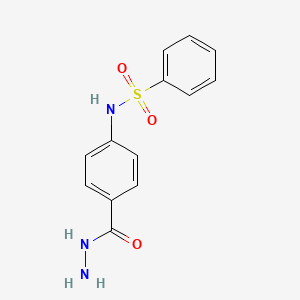 N-(4-(Hydrazinecarbonyl)phenyl)benzenesulfonamide