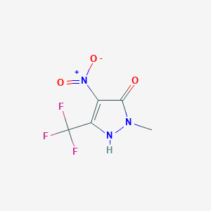 1-Methyl-4-nitro-3-(trifluoromethyl)-1H-pyrazol-5-ol