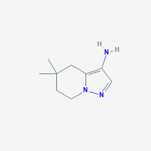 5,5-Dimethyl-4,5,6,7-tetrahydropyrazolo[1,5-a]pyridin-3-amine