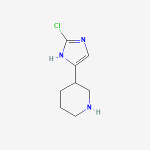 3-(2-Chloro-1H-imidazol-5-yl)piperidine