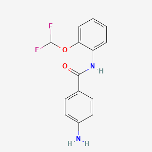 4-Amino-N-(2-(difluoromethoxy)phenyl)benzamide