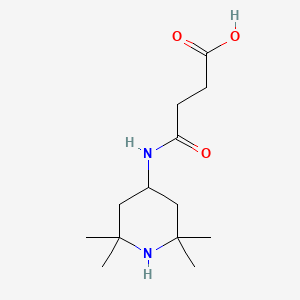 B1298966 4-Oxo-4-[(2,2,6,6-tetramethylpiperidin-4-yl)amino]butanoic acid CAS No. 63192-78-9