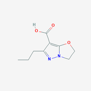 6-Propyl-2,3-dihydropyrazolo[5,1-b]oxazole-7-carboxylic acid