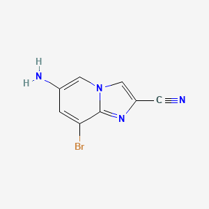 6-Amino-8-bromoimidazo[1,2-a]pyridine-2-carbonitrile